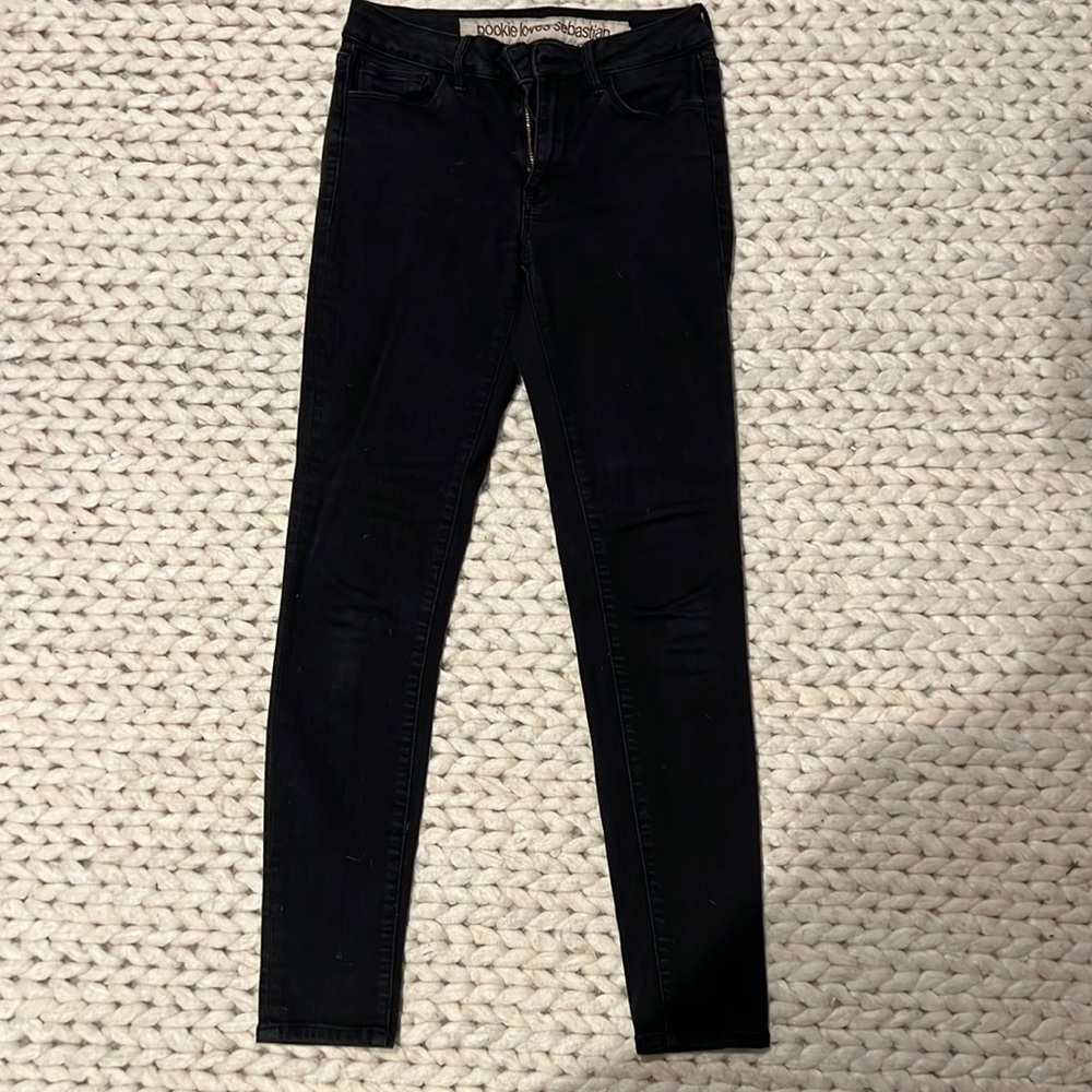 Pookie and Sebastian black skinny jeans